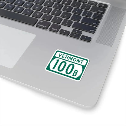 Vermont 100B (Vermont) (Road Sign) STICKER Vinyl Kiss-Cut Decal - The Sticker Space
