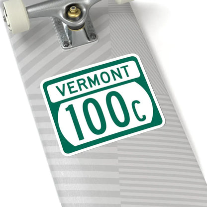 Vermont 100C (Vermont) (Road Sign) STICKER Vinyl Kiss-Cut Decal - The Sticker Space