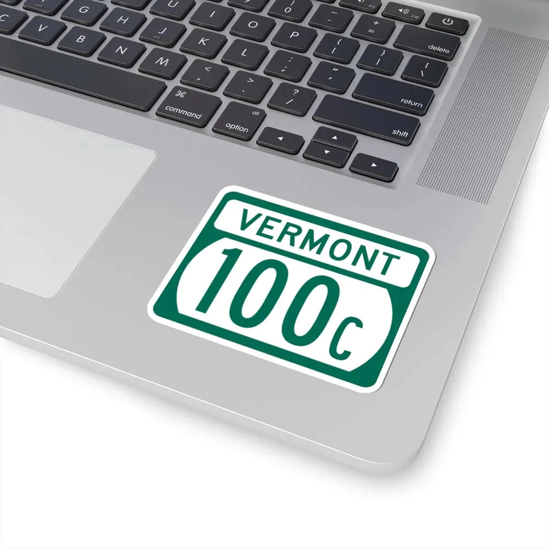 Vermont 100C (Vermont) (Road Sign) STICKER Vinyl Kiss-Cut Decal - The Sticker Space