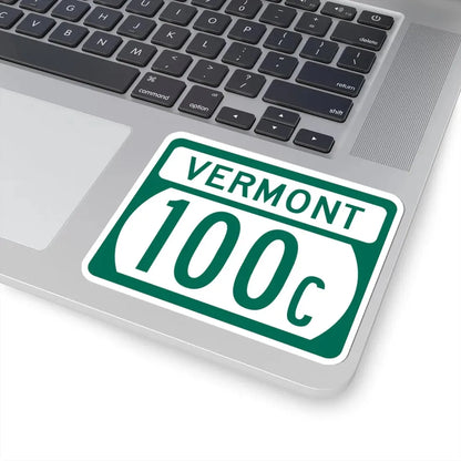 Vermont 100C (Vermont) (Road Sign) STICKER Vinyl Kiss-Cut Decal - The Sticker Space