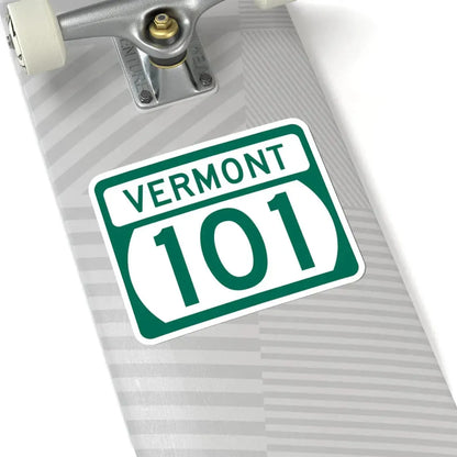 Vermont 101 (Vermont) (Road Sign) STICKER Vinyl Kiss-Cut Decal - The Sticker Space