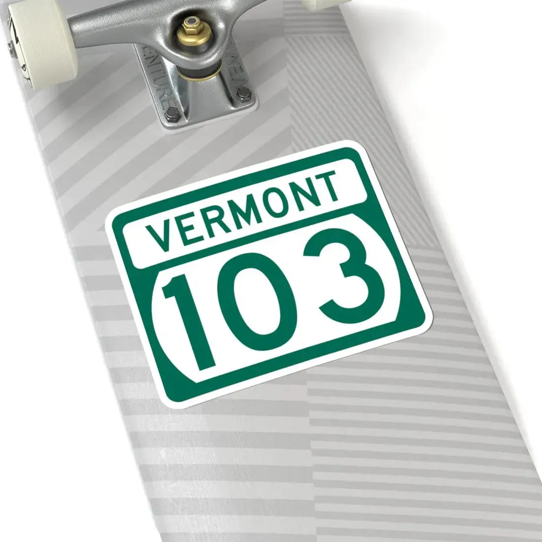 Vermont 103 (Vermont) (Road Sign) STICKER Vinyl Kiss-Cut Decal - The Sticker Space