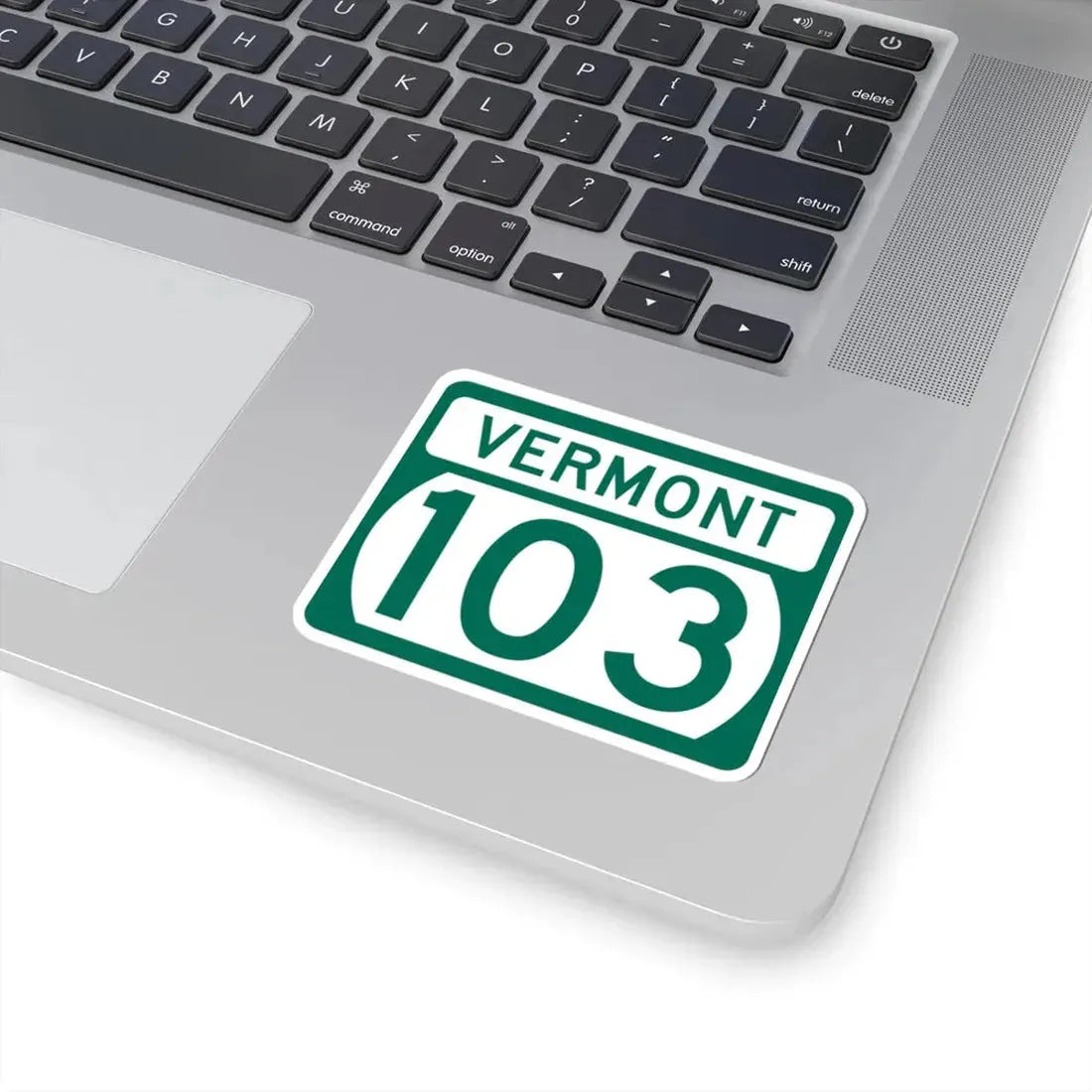 Vermont 103 (Vermont) (Road Sign) STICKER Vinyl Kiss-Cut Decal - The Sticker Space