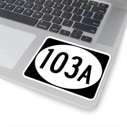 Vermont 103A (Vermont) (Road Sign) STICKER Vinyl Kiss-Cut Decal - The Sticker Space