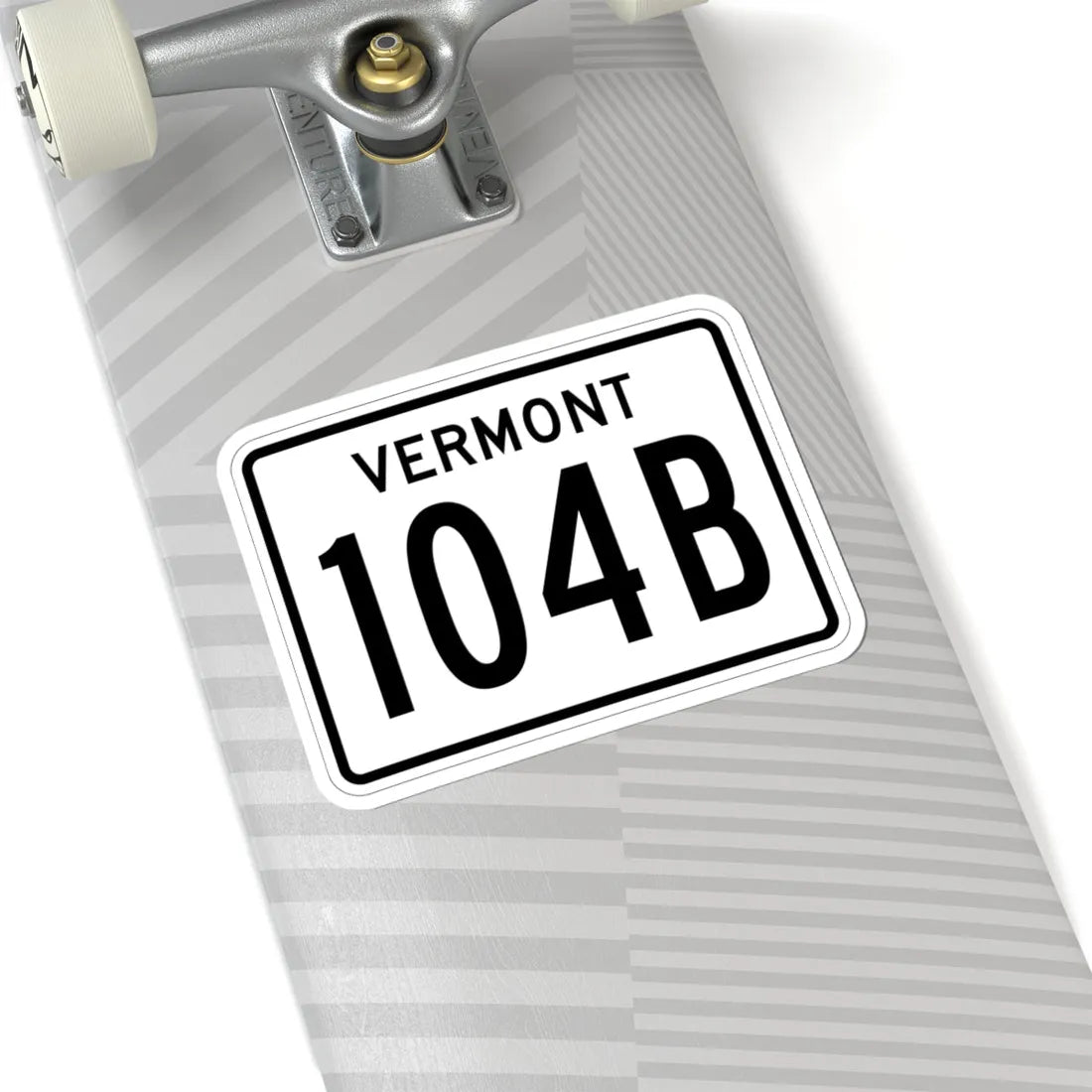 Vermont 104B 1955 (Vermont) (Road Sign) STICKER Vinyl Kiss-Cut Decal - The Sticker Space