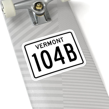Vermont 104B 1955 (Vermont) (Road Sign) STICKER Vinyl Kiss-Cut Decal - The Sticker Space