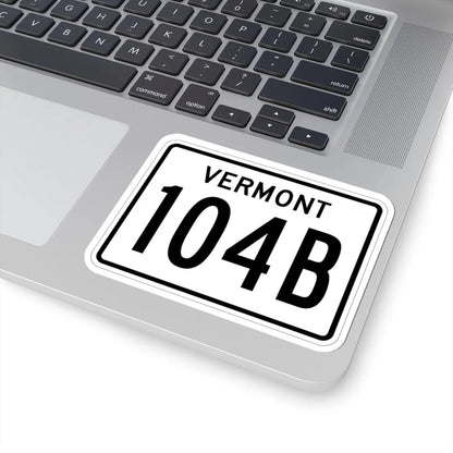 Vermont 104B 1955 (Vermont) (Road Sign) STICKER Vinyl Kiss-Cut Decal - The Sticker Space