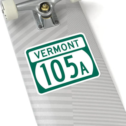 Vermont 105A (Vermont) (Road Sign) STICKER Vinyl Kiss-Cut Decal - The Sticker Space