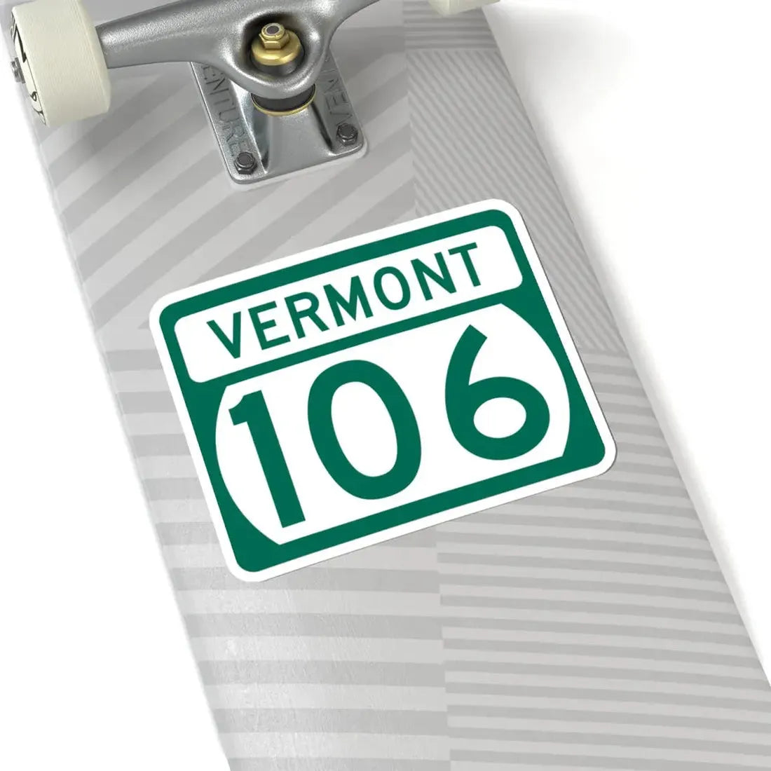 Vermont 106 (Vermont) (Road Sign) STICKER Vinyl Kiss-Cut Decal - The Sticker Space