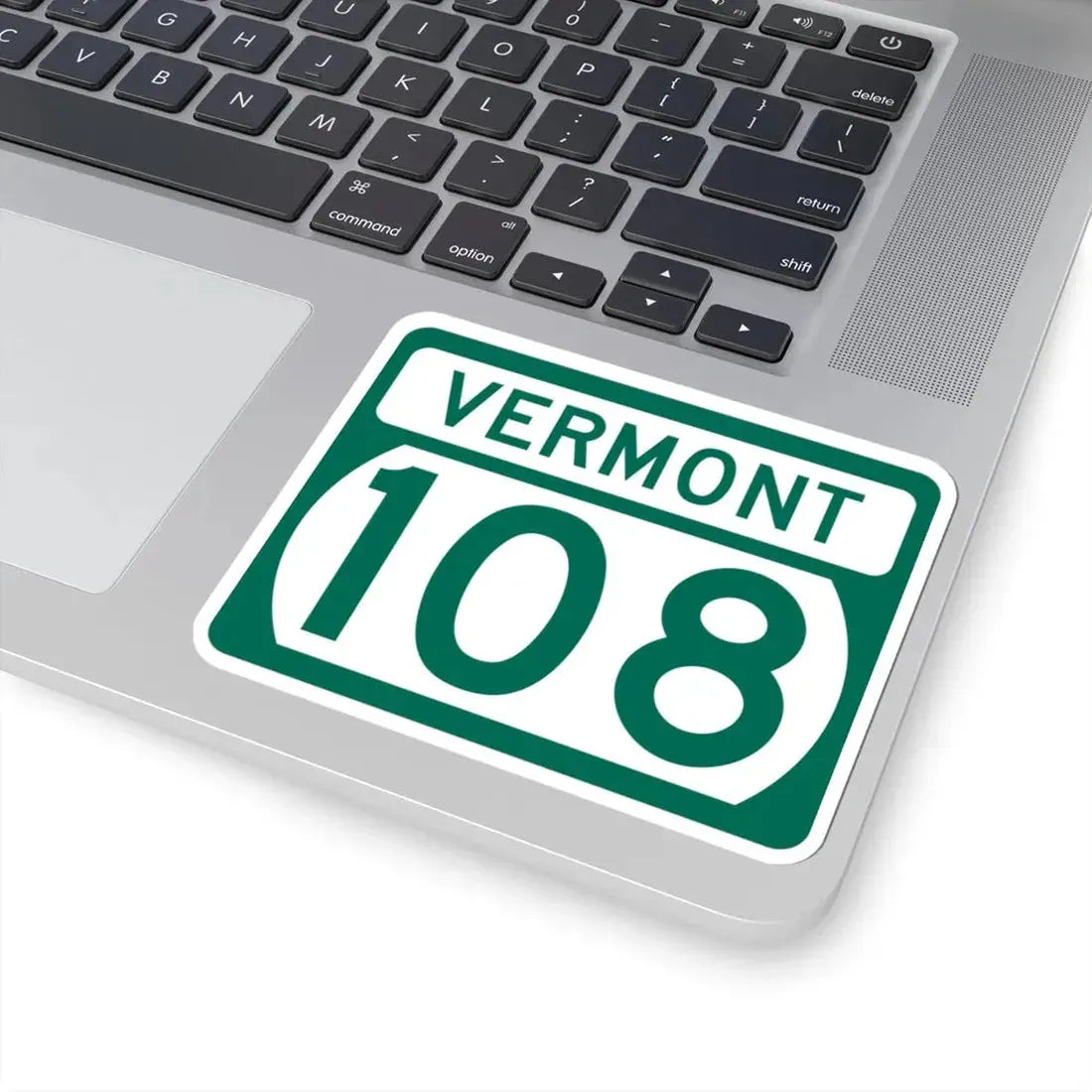 Vermont 108 (Vermont) (Road Sign) STICKER Vinyl Kiss-Cut Decal - The Sticker Space