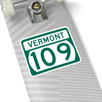 Vermont 109 (Vermont) (Road Sign) STICKER Vinyl Kiss-Cut Decal - The Sticker Space