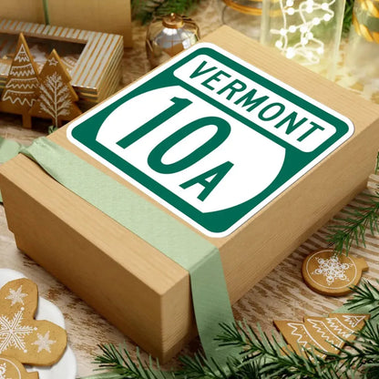 Vermont 10A (Vermont) (Road Sign) STICKER Vinyl Kiss-Cut Decal - The Sticker Space