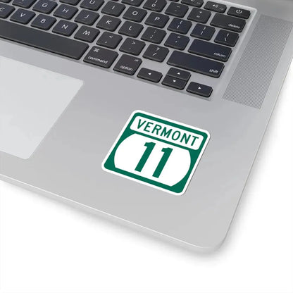 Vermont 11 (Vermont) (Road Sign) STICKER Vinyl Kiss-Cut Decal - The Sticker Space