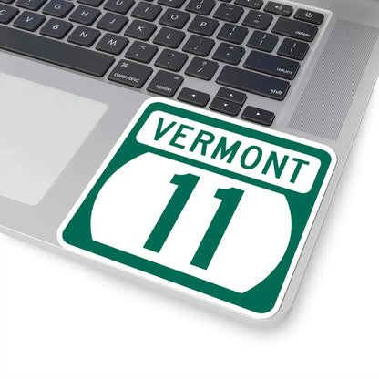 Vermont 11 (Vermont) (Road Sign) STICKER Vinyl Kiss-Cut Decal - The Sticker Space