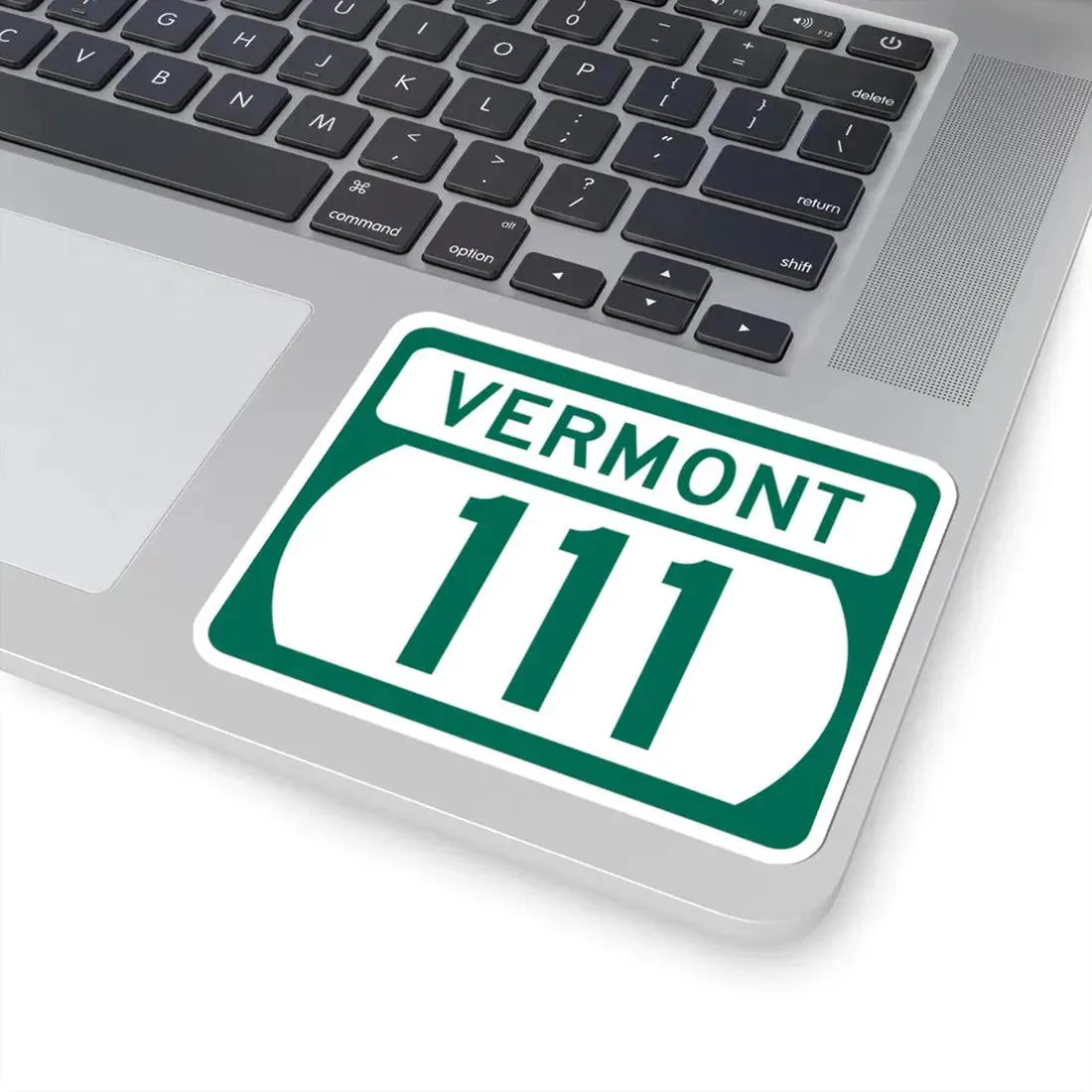 Vermont 111 (Vermont) (Road Sign) STICKER Vinyl Kiss-Cut Decal - The Sticker Space