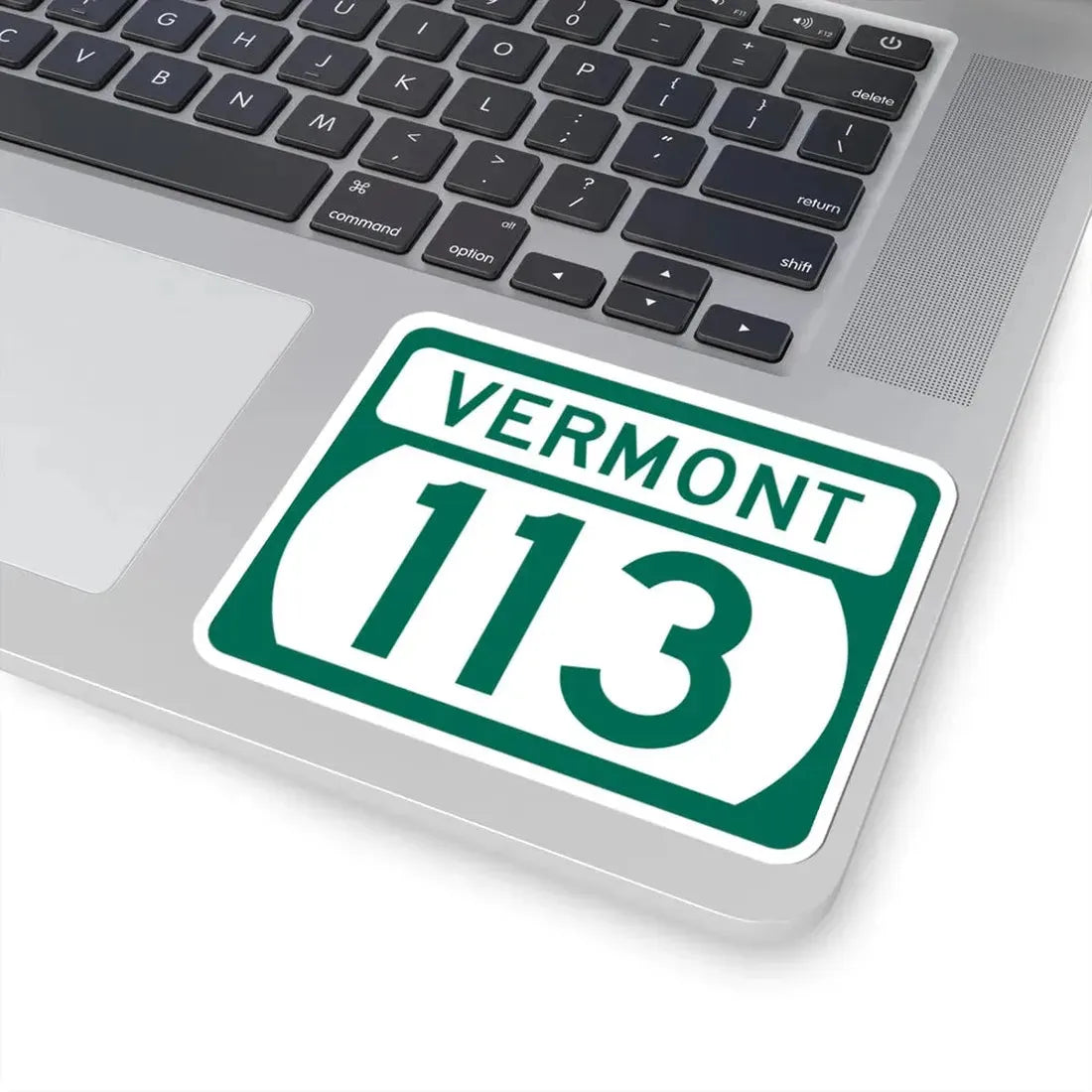 Vermont 113 (Vermont) (Road Sign) STICKER Vinyl Kiss-Cut Decal - The Sticker Space