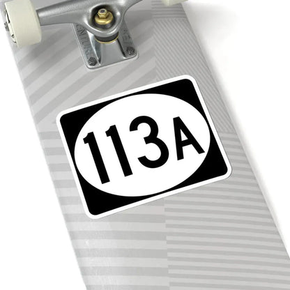 Vermont 113A (Vermont) (Road Sign) STICKER Vinyl Kiss-Cut Decal - The Sticker Space