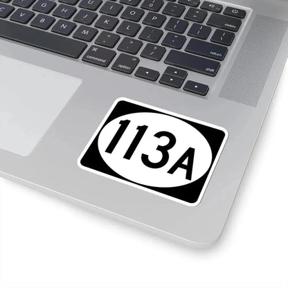 Vermont 113A (Vermont) (Road Sign) STICKER Vinyl Kiss-Cut Decal - The Sticker Space