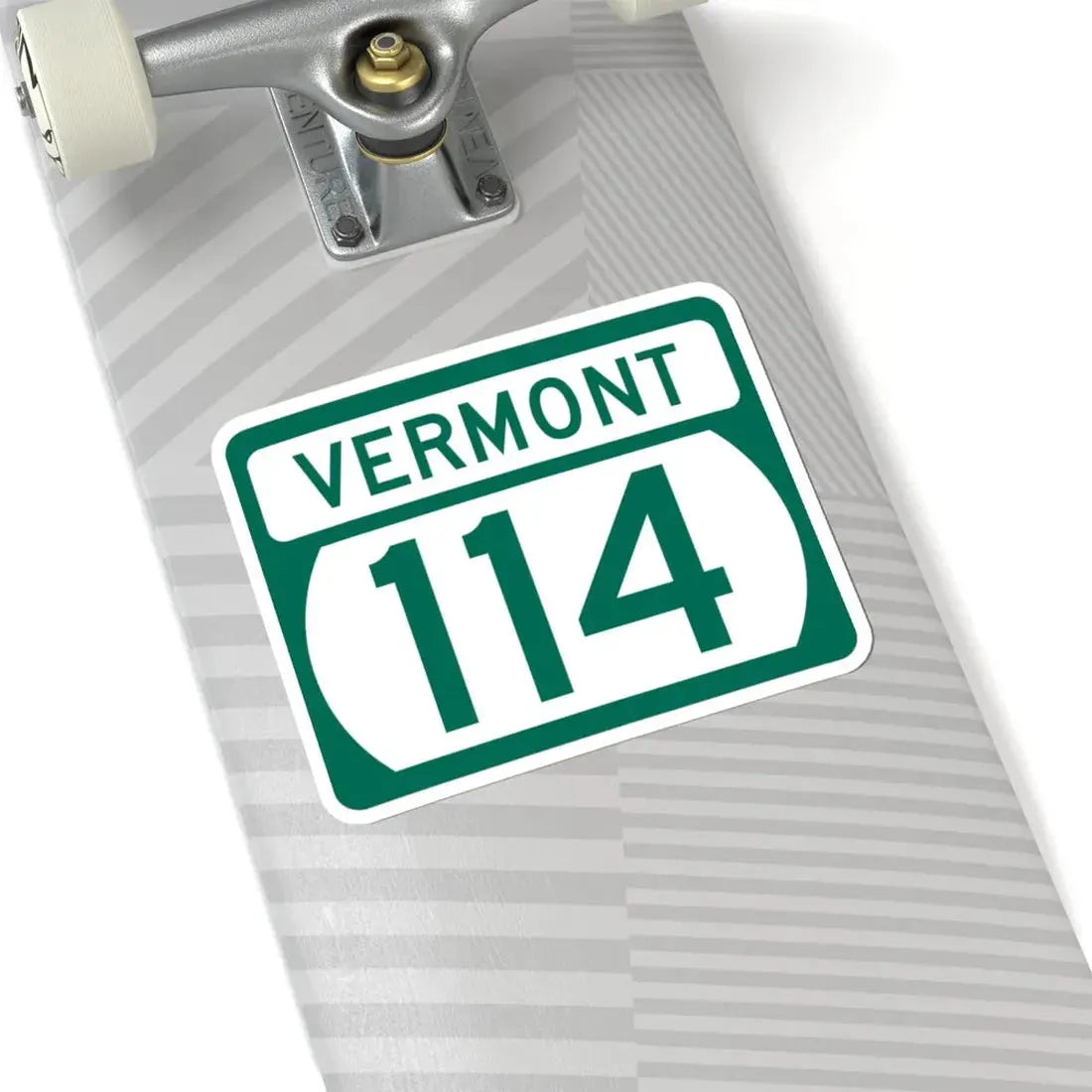 Vermont 114 (Vermont) (Road Sign) STICKER Vinyl Kiss-Cut Decal - The Sticker Space