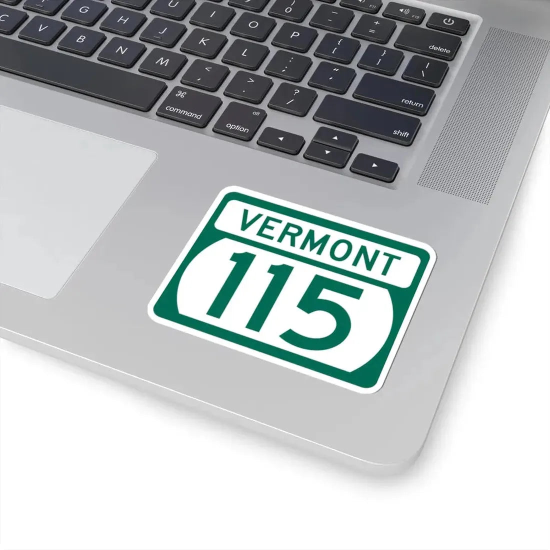 Vermont 115 (Vermont) (Road Sign) STICKER Vinyl Kiss-Cut Decal - The Sticker Space