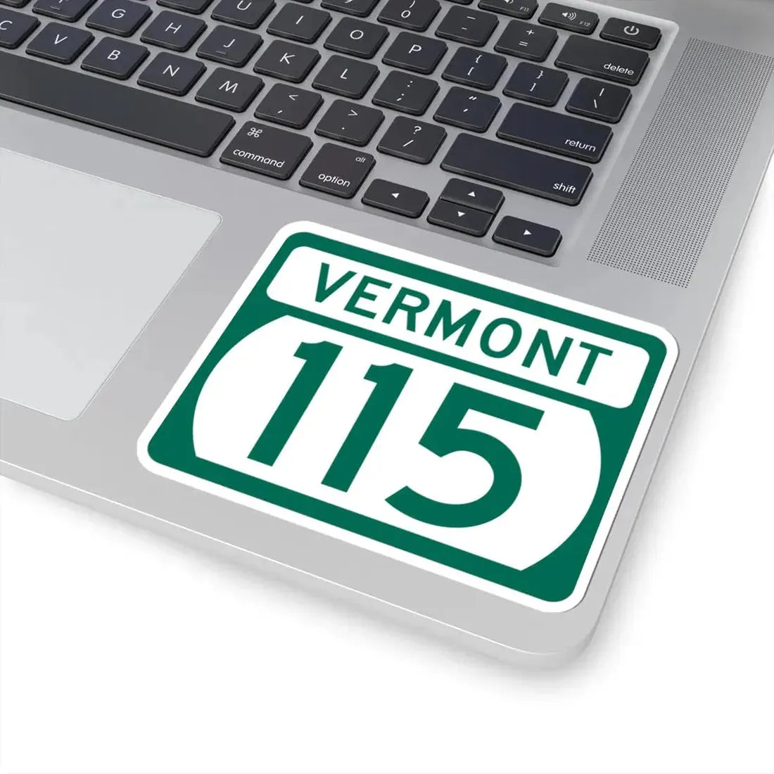 Vermont 115 (Vermont) (Road Sign) STICKER Vinyl Kiss-Cut Decal - The Sticker Space