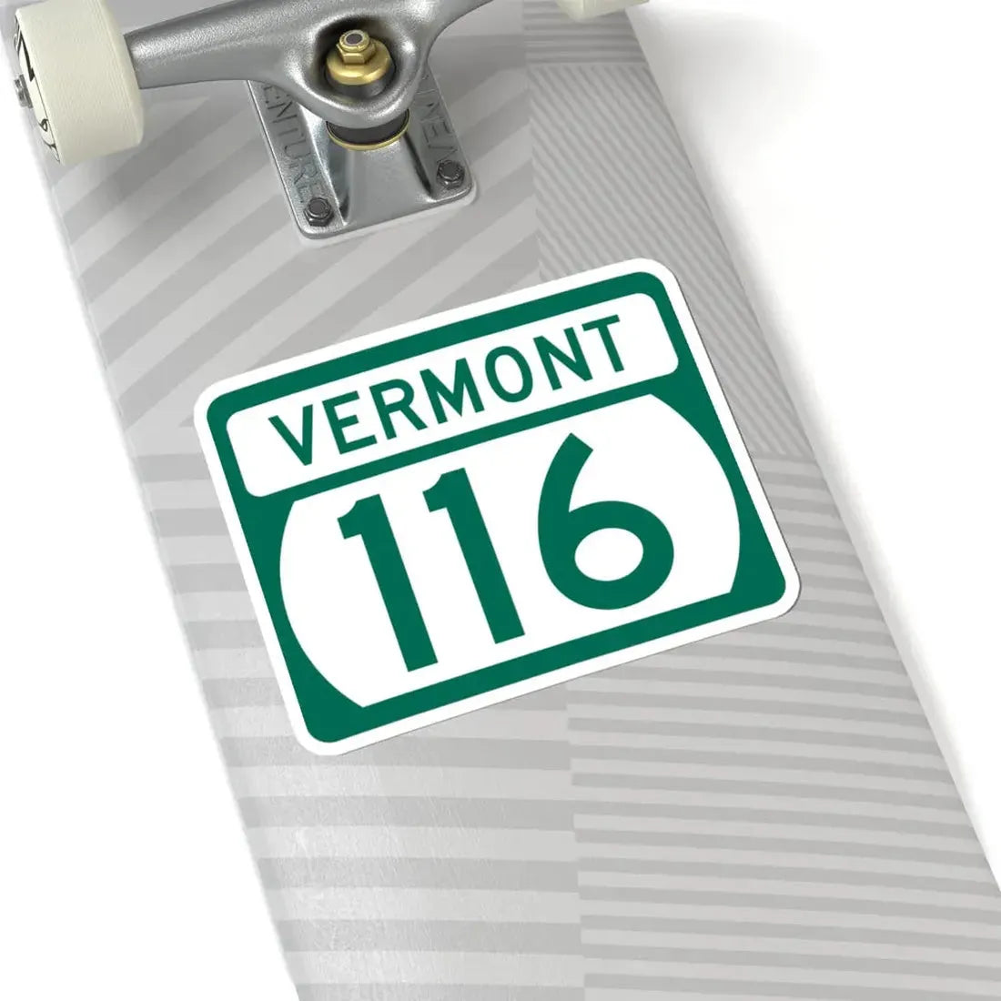 Vermont 116 (Vermont) (Road Sign) STICKER Vinyl Kiss-Cut Decal - The Sticker Space