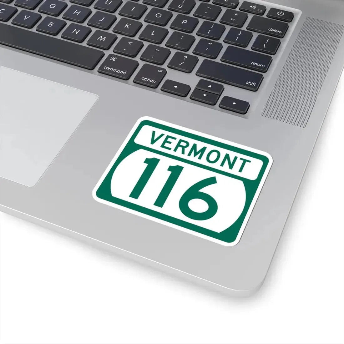 Vermont 116 (Vermont) (Road Sign) STICKER Vinyl Kiss-Cut Decal - The Sticker Space