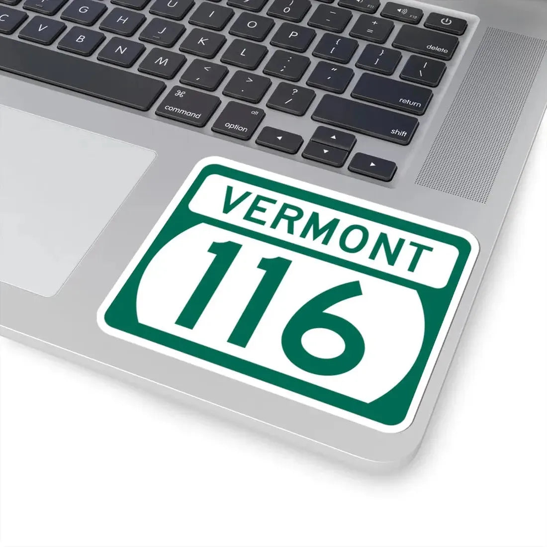 Vermont 116 (Vermont) (Road Sign) STICKER Vinyl Kiss-Cut Decal - The Sticker Space