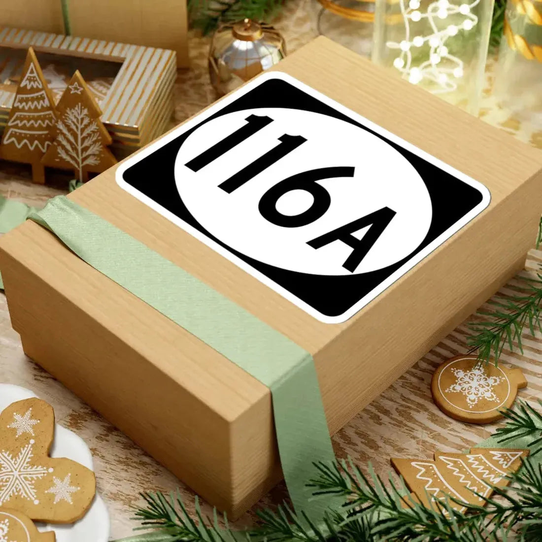 Vermont 116A (Vermont) (Road Sign) STICKER Vinyl Kiss-Cut Decal - The Sticker Space