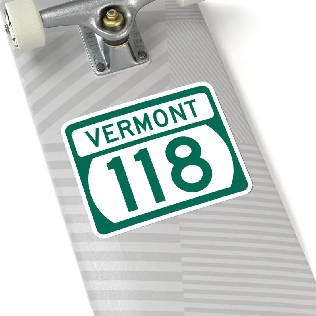 Vermont 118 (Vermont) (Road Sign) STICKER Vinyl Kiss-Cut Decal - The Sticker Space