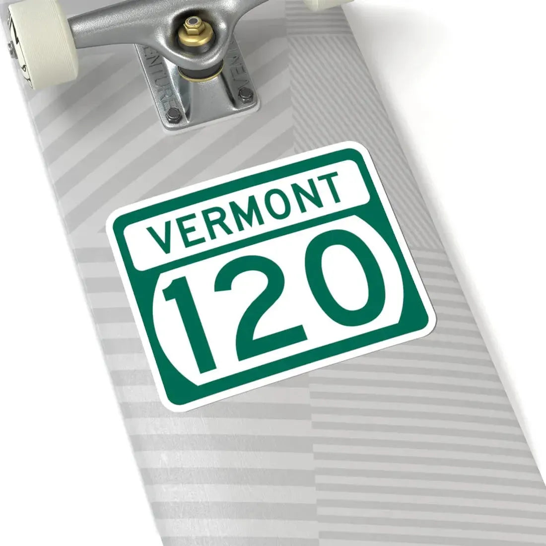 Vermont 120 (Vermont) (Road Sign) STICKER Vinyl Kiss-Cut Decal - The Sticker Space