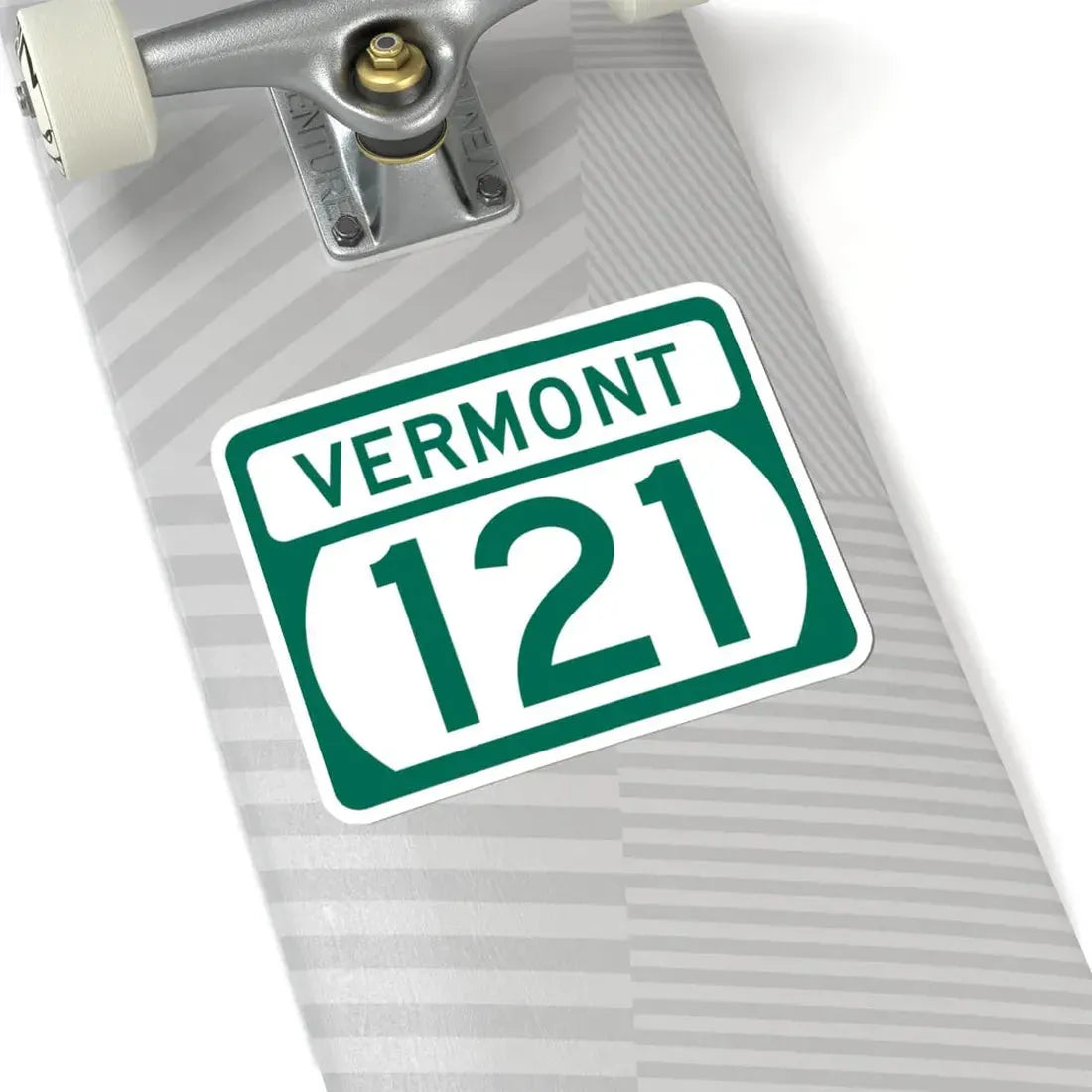 Vermont 121 (Vermont) (Road Sign) STICKER Vinyl Kiss-Cut Decal - The Sticker Space