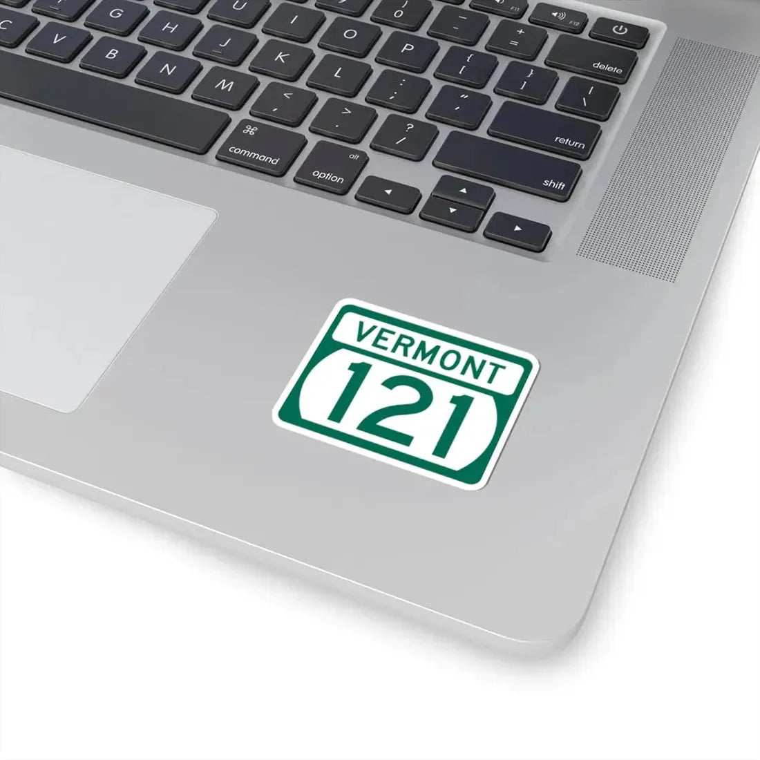 Vermont 121 (Vermont) (Road Sign) STICKER Vinyl Kiss-Cut Decal - The Sticker Space