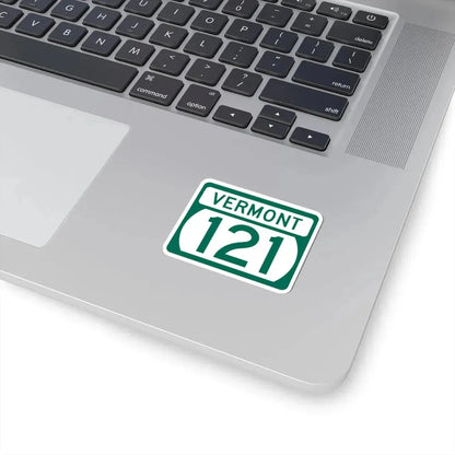 Vermont 121 (Vermont) (Road Sign) STICKER Vinyl Kiss-Cut Decal - The Sticker Space