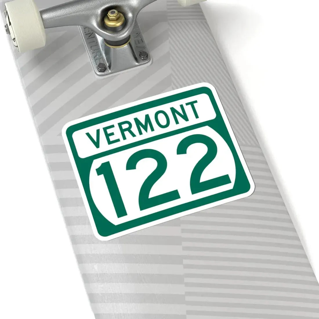 Vermont 122 (Vermont) (Road Sign) STICKER Vinyl Kiss-Cut Decal - The Sticker Space