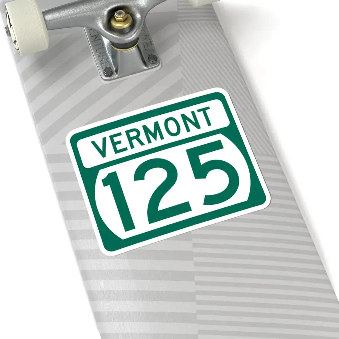 Vermont 125 (Vermont) (Road Sign) STICKER Vinyl Kiss-Cut Decal - The Sticker Space