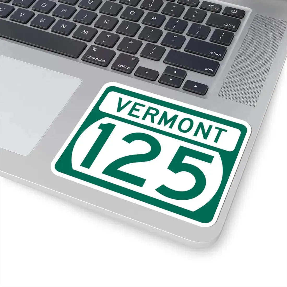 Vermont 125 (Vermont) (Road Sign) STICKER Vinyl Kiss-Cut Decal - The Sticker Space