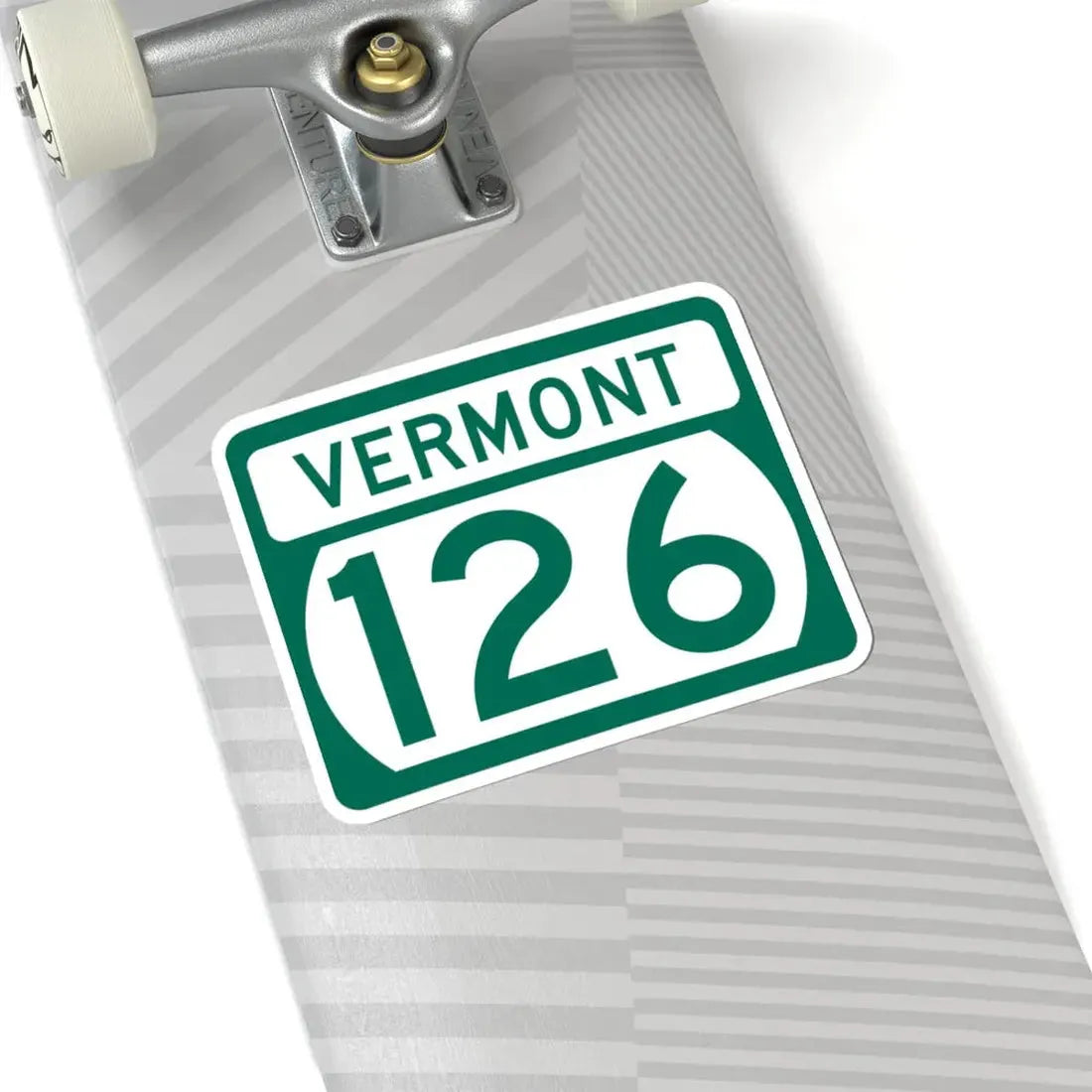 Vermont 126 (Vermont) (Road Sign) STICKER Vinyl Kiss-Cut Decal - The Sticker Space