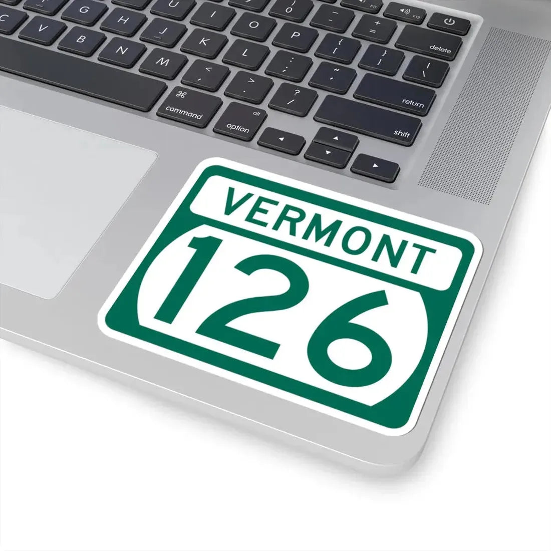 Vermont 126 (Vermont) (Road Sign) STICKER Vinyl Kiss-Cut Decal - The Sticker Space