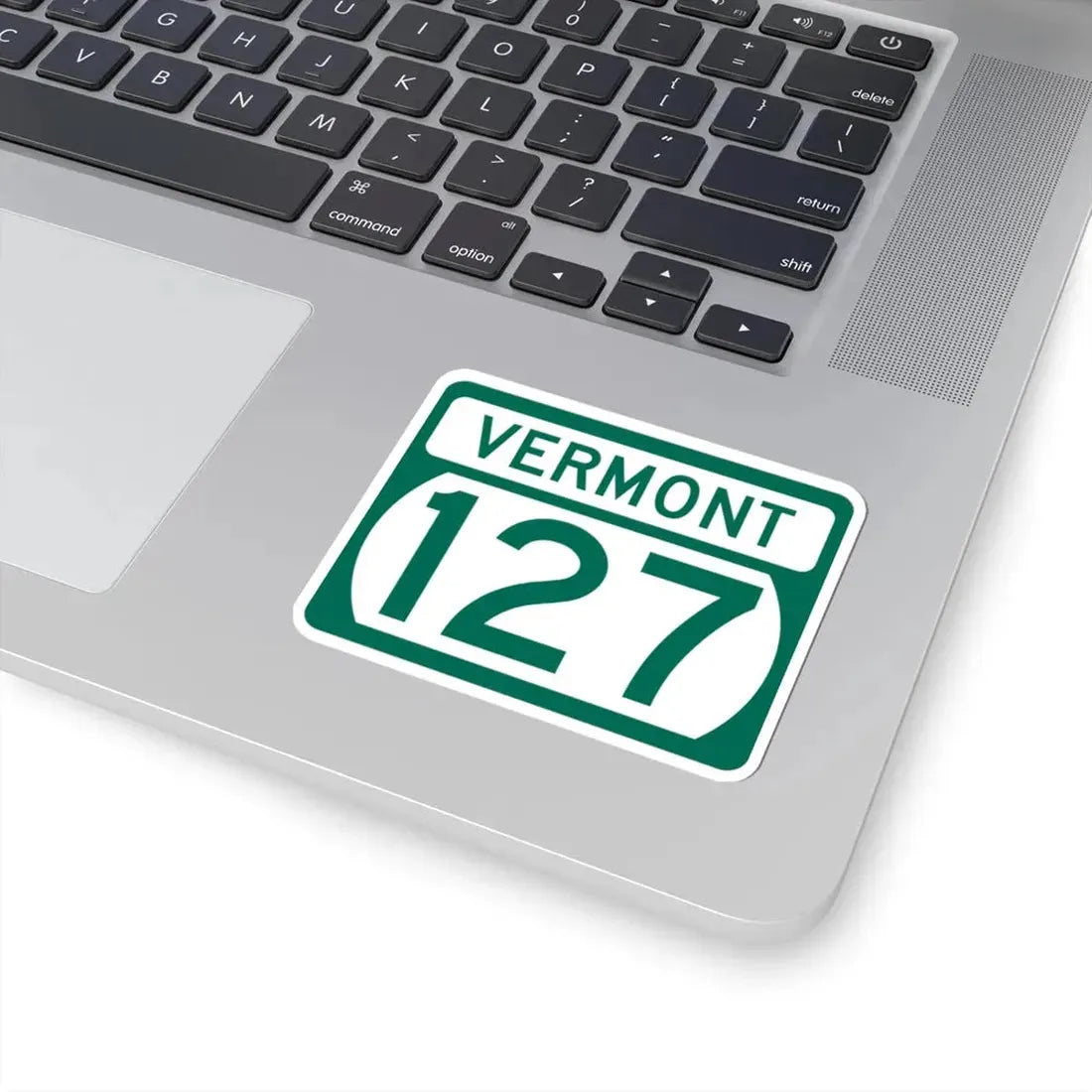 Vermont 127 (Vermont) (Road Sign) STICKER Vinyl Kiss-Cut Decal - The Sticker Space
