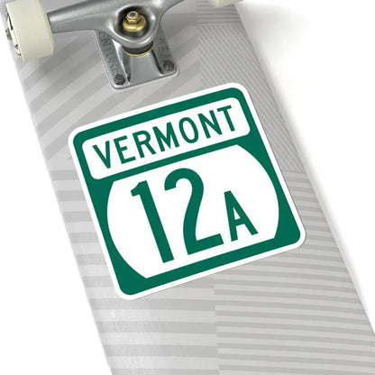 Vermont 12A (Vermont) (Road Sign) STICKER Vinyl Kiss-Cut Decal - The Sticker Space
