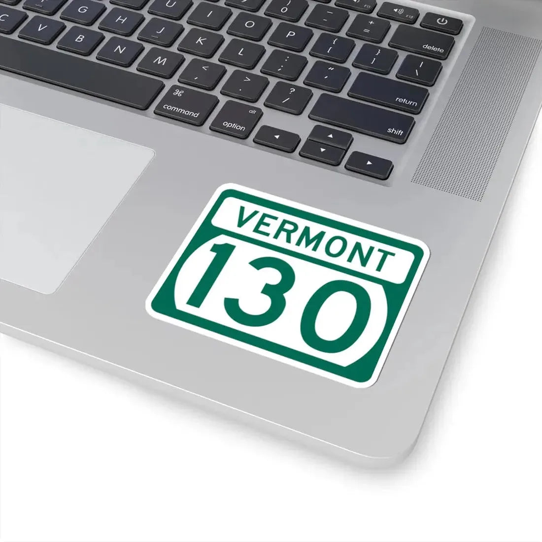 Vermont 130 (Vermont) (Road Sign) STICKER Vinyl Kiss-Cut Decal - The Sticker Space