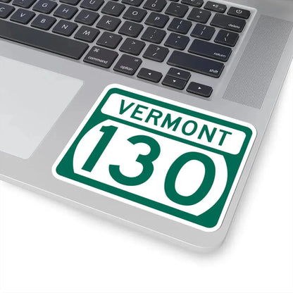 Vermont 130 (Vermont) (Road Sign) STICKER Vinyl Kiss-Cut Decal - The Sticker Space