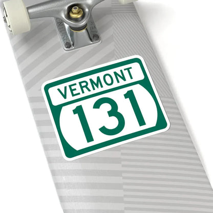 Vermont 131 (Vermont) (Road Sign) STICKER Vinyl Kiss-Cut Decal - The Sticker Space