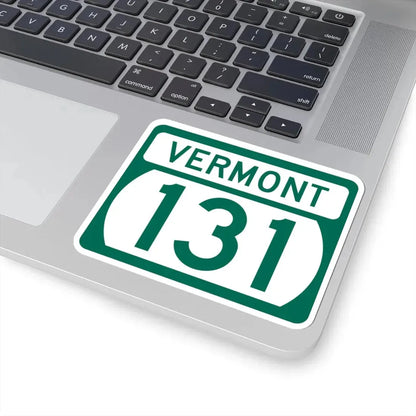 Vermont 131 (Vermont) (Road Sign) STICKER Vinyl Kiss-Cut Decal - The Sticker Space