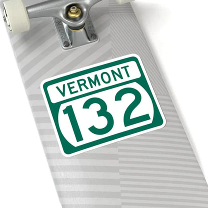 Vermont 132 (Vermont) (Road Sign) STICKER Vinyl Kiss-Cut Decal - The Sticker Space