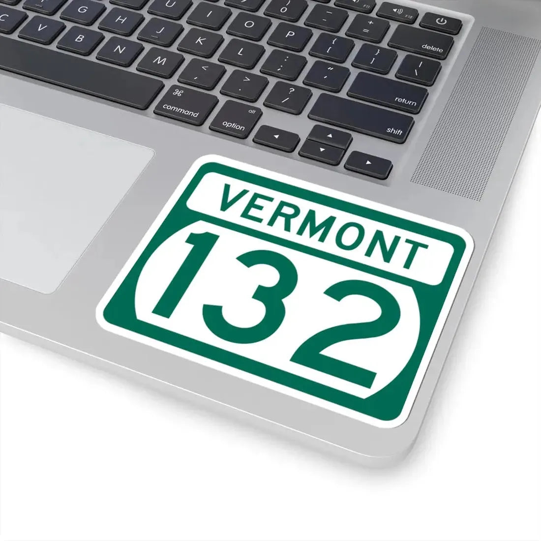Vermont 132 (Vermont) (Road Sign) STICKER Vinyl Kiss-Cut Decal - The Sticker Space
