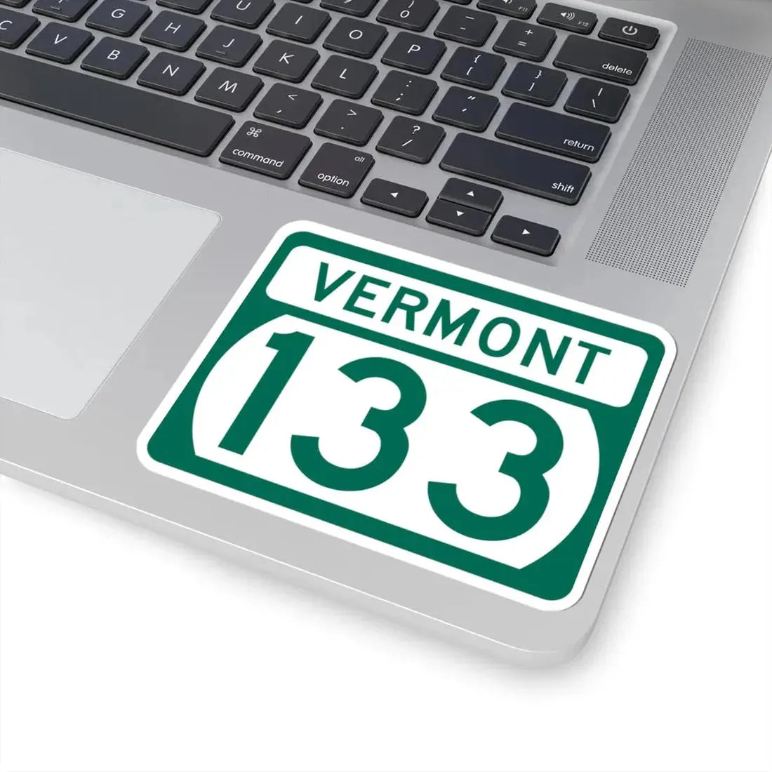 Vermont 133 (Vermont) (Road Sign) STICKER Vinyl Kiss-Cut Decal - The Sticker Space