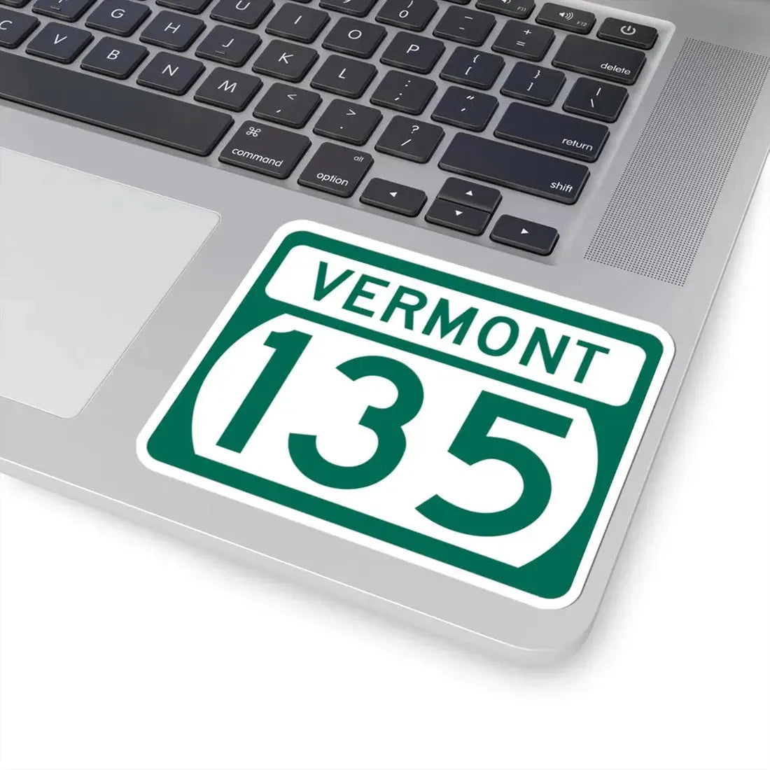 Vermont 135 (Vermont) (Road Sign) STICKER Vinyl Kiss-Cut Decal - The Sticker Space