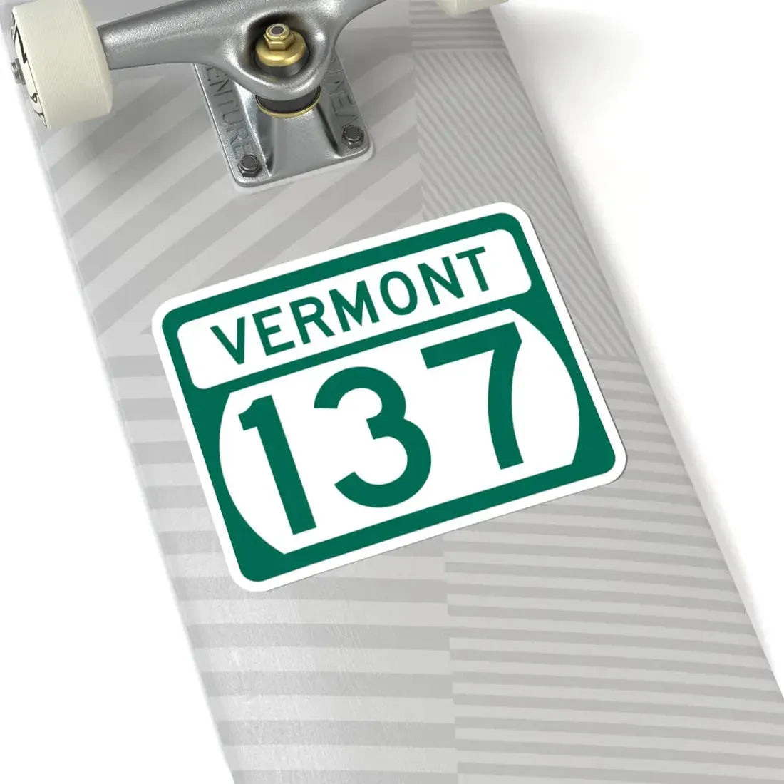 Vermont 137 (Vermont) (Road Sign) STICKER Vinyl Kiss-Cut Decal - The Sticker Space